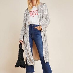 NEW with tags! Anthropologie BB Dakota Sparkling Sequin Cardigan